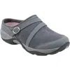 Easy Spirit Equinox Womens Leather Sip On Slipper Shoes In Grey