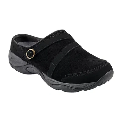 Easy Spirit Equinox Womens Round Closed Toe Mules In Black