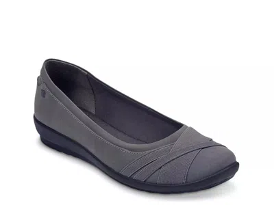 Easy Spirit Extra Wide Width Acasia Ballet Flat In Gray