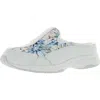 Easy Spirit Fashion Womens Faux Leather Slip On Mules In Multi