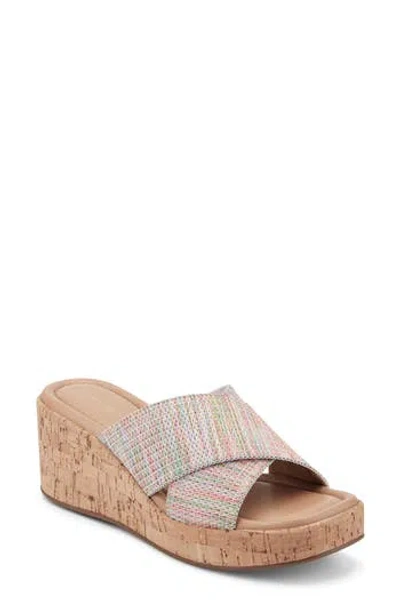 Easy Spirit Fawn Wedge Slide Sandal In Pink