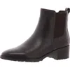 Easy Spirit Fedra Womens Zipper Leather Booties In Brown