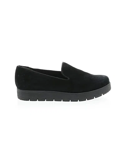 Pre-owned Easy Spirit Flats In Black
