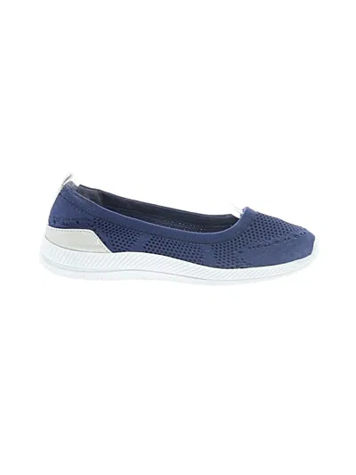 Pre-owned Easy Spirit Flats In Blue