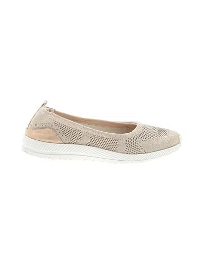 Pre-owned Easy Spirit Flats In Tan