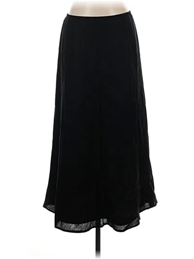 Pre-owned Easy Spirit Formal Skirt In Black