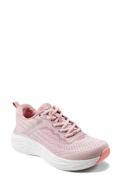 Easy Spirit Women's Gallop Round Toe Lace-up Casual Sneakers In Light Pink