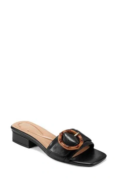 Easy Spirit Gatlin Slide Sandal In Black