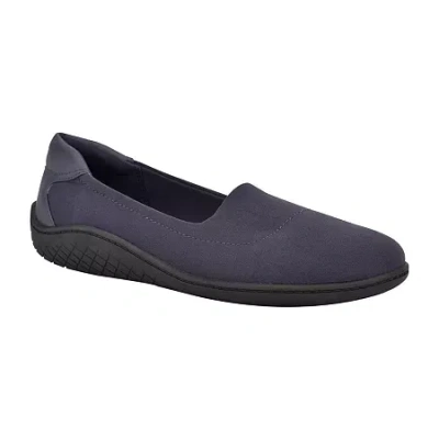 Easy Spirit Gift Womens Round Closed Toe Slip-on Shoe In Blue