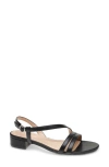 Easy Spirit Glenni Asymmetric Strappy Sandal In Black