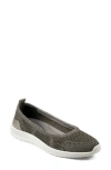Easy Spirit Women's Glitz Casual Slip-on Walking Shoe In Dark Grey