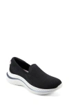 Easy Spirit Golda Knit Sneaker In Black