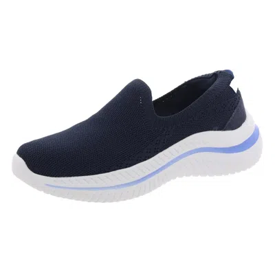Easy Spirit Golda2 Womens Laceless Knit Slip-on Sneakers In Blue