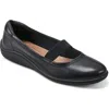 Easy Spirit Golden Ballet Flat In Black