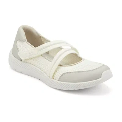 Easy Spirit Gwynn Womens Round Closed Toe Mary Jane Shoes In White