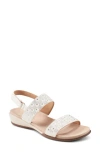 Easy Spirit Haisley Slingback Wedge Sandal In Ivory