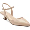 Easy Spirit Halyn Ankle Strap Kitten Heel Pump In Multi