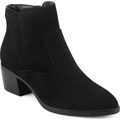 Easy Spirit Haya Leather Bootie In Black