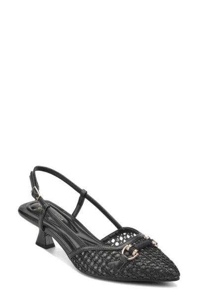 Easy Spirit Hetty Pointed Toe Slingback Pump In Black