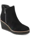 Easy Spirit Women's Jayda Round Toe Casual Wedge Booties In Black