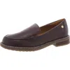 Easy Spirit Jaylin Womens Leather Slip On Loafers In Brown
