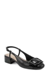 Easy Spirit Jola Slingback Pump In Black Leather Multi