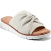 Easy Spirit Josy Platform Slide Sandal In White