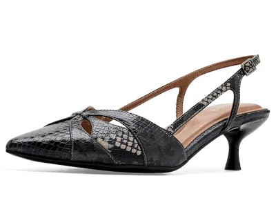 Easy Spirit Kaisley High Heels Grey Snake Multi Leather: 5.5 M (b) In Black