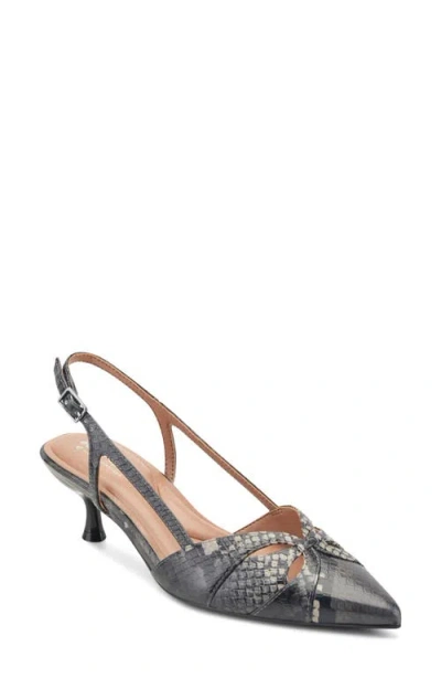 Easy Spirit Kaisley Pointed Toe Slingback Pump In Multi