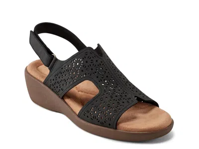 Easy Spirit Kali Wedge Sandal In Black