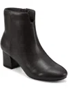 Easy Spirit Karen Womens Leather Side Zip Ankle Boots In Multi