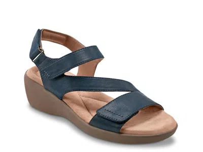 Easy Spirit Kimberly Wedge Sandal In Blue