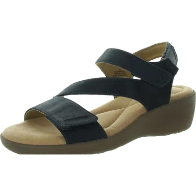 Easy Spirit Kimberly Womens Slip On Buckle Ankle Strap In Black