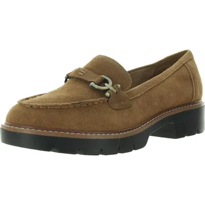 Easy Spirit Kinndle Womens Leather Chain Loafers In Multi