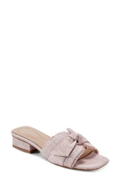 Easy Spirit Knotted Slide Sandal In Pink