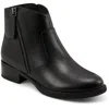 Easy Spirit Lacy Womens Padded Insole Round Toe Ankle Boots In Black
