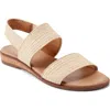 Easy Spirit Lana Slingback Sandal In Light Natural