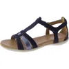 Easy Spirit Leia 3 Womens Ankle Strap Open Toe T-strap Sandals In Blue