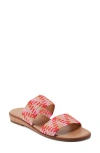 Easy Spirit Loyal Slide Sandal In Pink,natural Multi