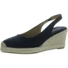 Easy Spirit Margie 2 Womens Closed Toe Wedge Espadrilles In Blue