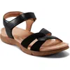 Easy Spirit Marian Ankle Strap Sandal In Black