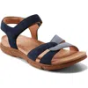 Easy Spirit Wynnlie Ankle Strap Sandal In Dark Blue