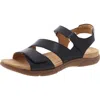 Easy Spirit Mavey Womens Adjustable Leather Ankle Strap In Black