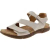 Easy Spirit Mavey Womens Adjustable Leather Ankle Strap In White