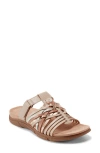 Easy Spirit Meadow Womens Leather Comfort Wedge Sandals