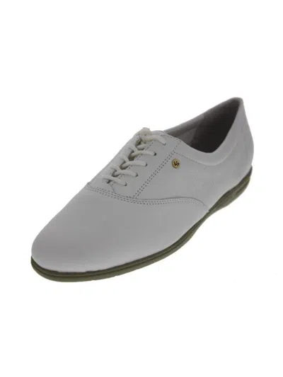 Easy Spirit Motion Womens Leather Lace-up Casual Shoes In White