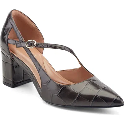Easy Spirit Women's Nerina Eflex Leather D'orsay Asymmetrical Pumps In Blue