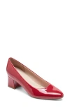 Easy Spirit Nicole Almond Toe Pump In Red