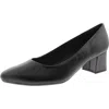Easy Spirit Nicole Womens Patent Leather Slip On Pumps In Black