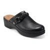 Easy Spirit Penelope Womens Round Closed Toe Clogs In Black